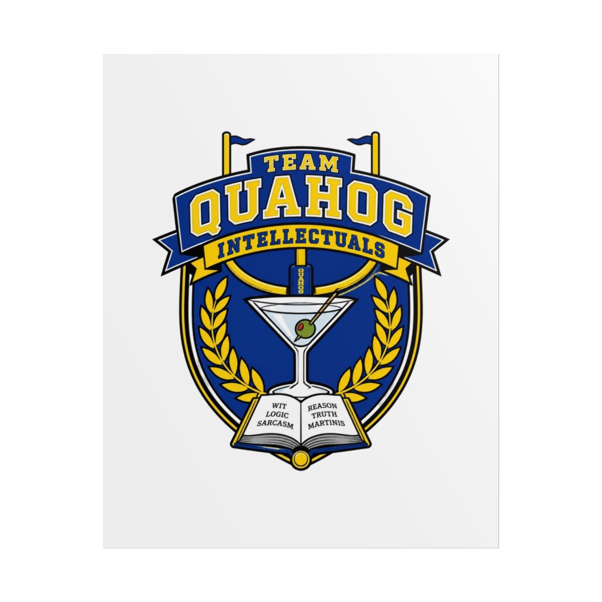 Family Guy "Team Quahog Intellectuals" Poster