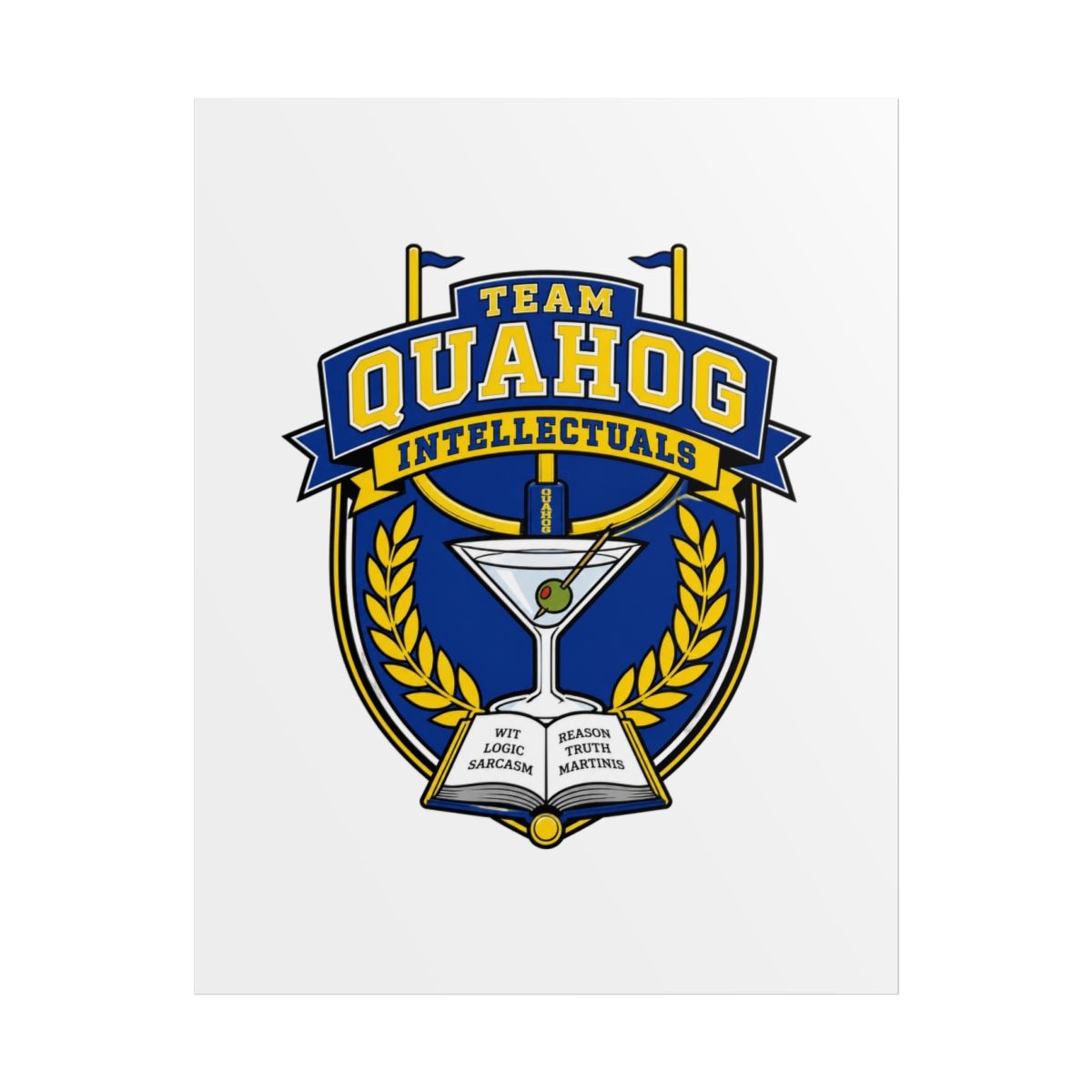 Family Guy "Team Quahog Intellectuals" Poster - alternate angle 1, merchandise