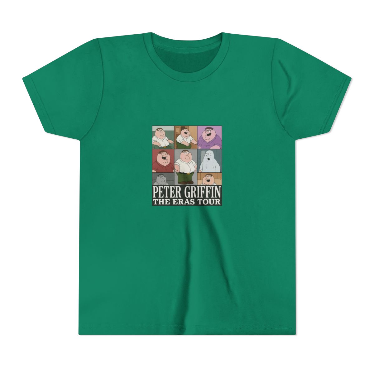 Family Guy "Peter Griffin The Eras Tour" Kids Tee - alternate angle 2, merchandise