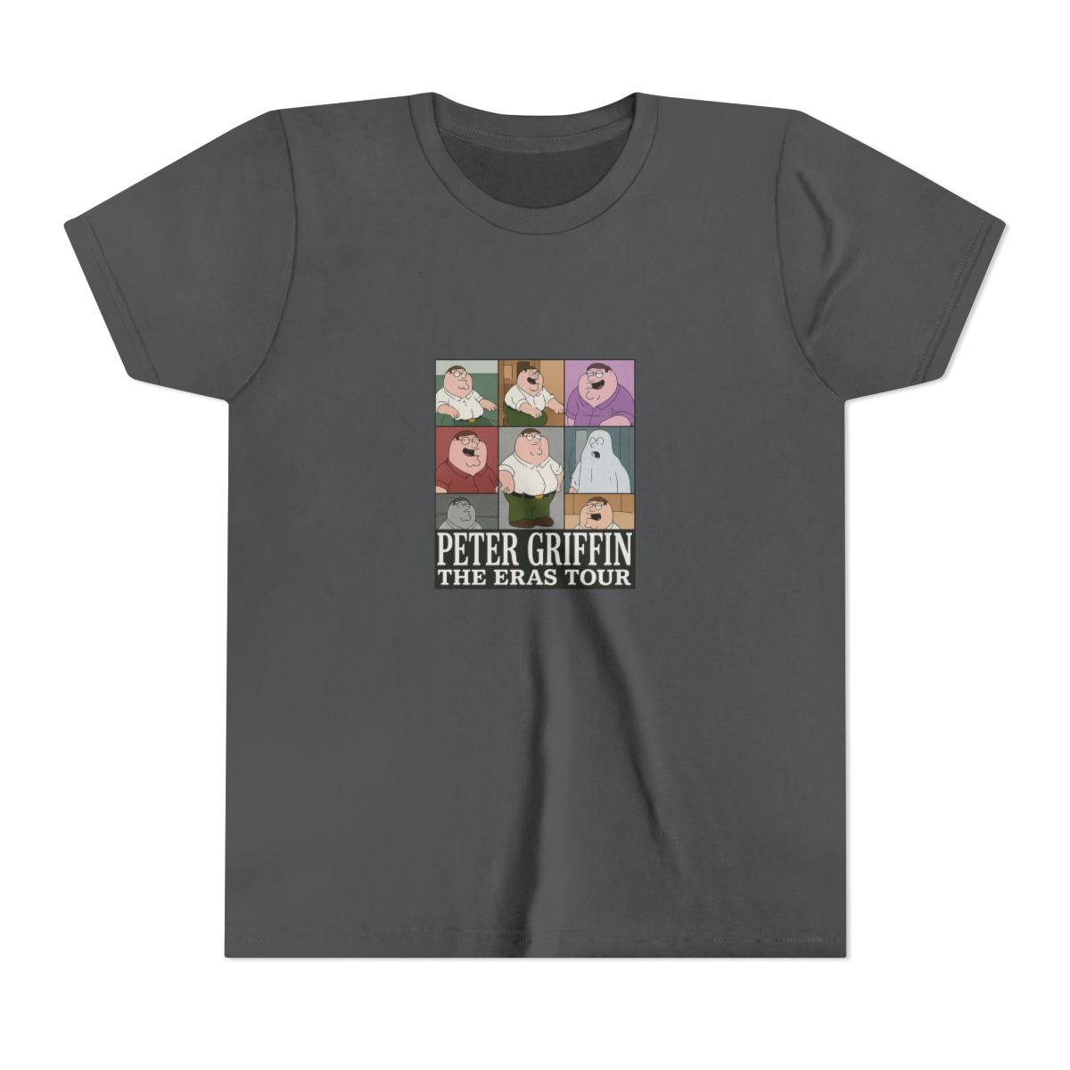 Family Guy "Peter Griffin The Eras Tour" Kids Tee - alternate angle 5, merchandise