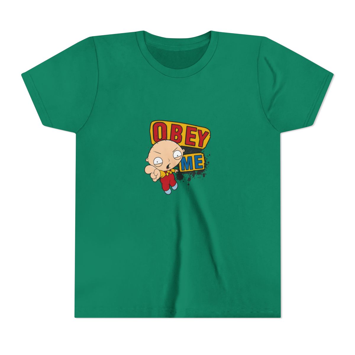 Funny Graphic Kids T Shirt - Casual Everyday Conversation Starter | Family Guy - alternate angle 2, merchandise