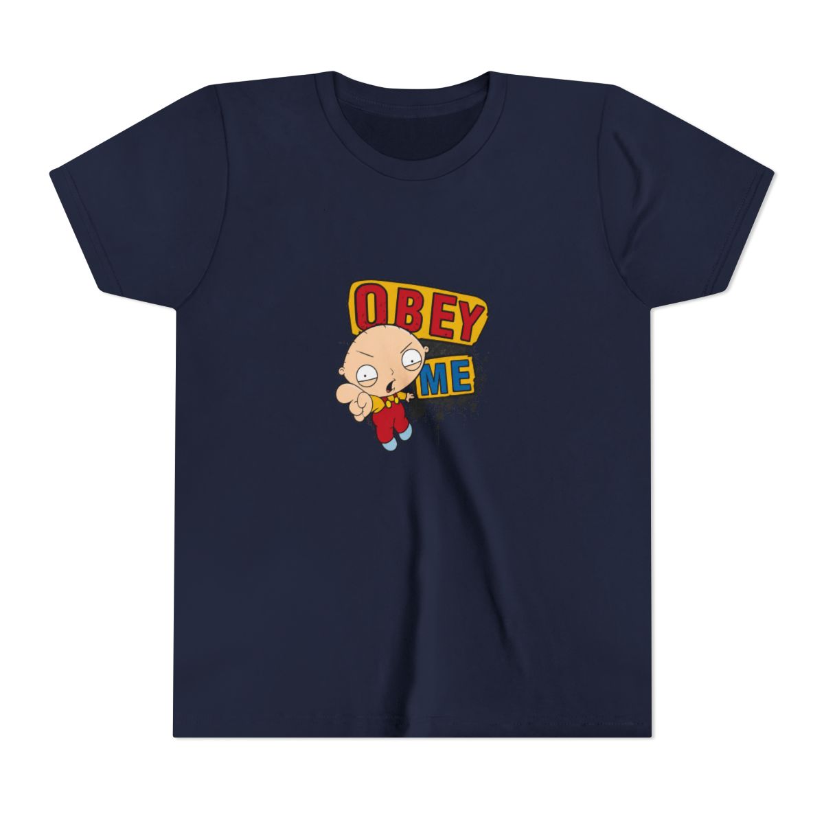 Funny Graphic Kids T Shirt - Casual Everyday Conversation Starter | Family Guy - alternate angle 2, merchandise