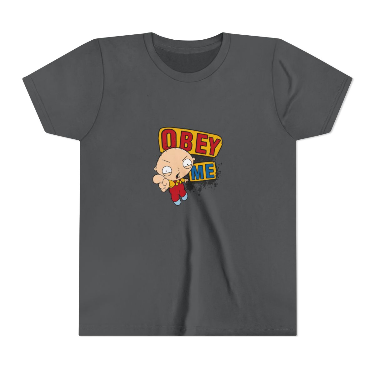 Funny Graphic Kids T Shirt - Casual Everyday Conversation Starter | Family Guy - alternate angle 5, merchandise