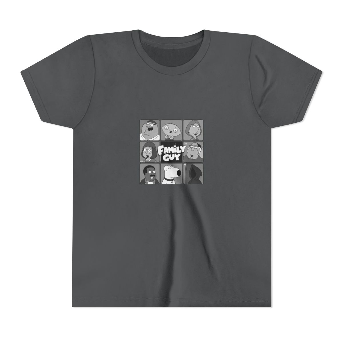 Family Guy Face Grid Kids T Shirt - alternate angle 5, merchandise